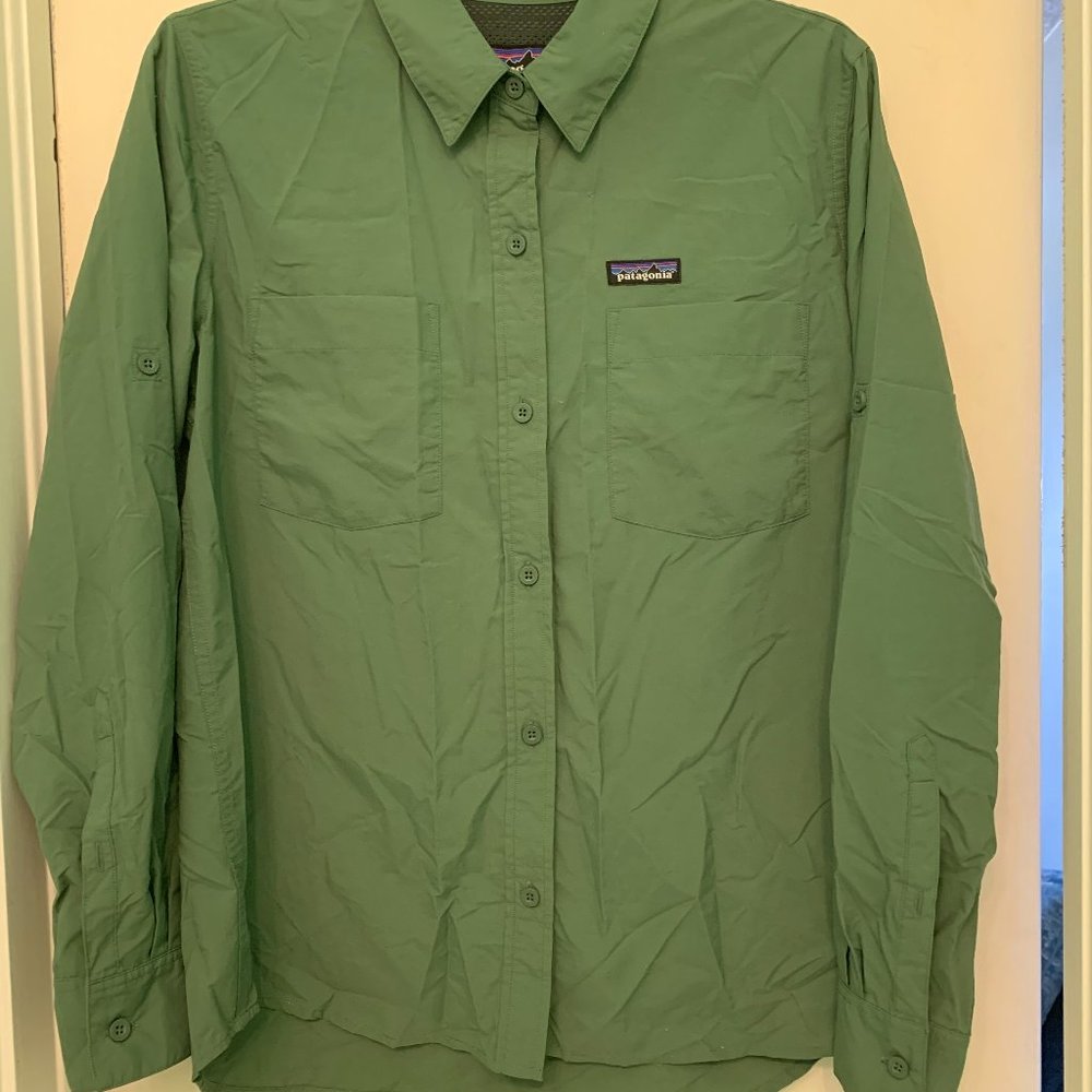 Patagonia Green Long Sleeve Women's Top
